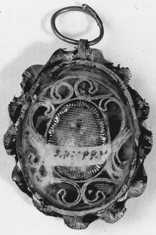 reliquiario a capsula - a medaglione, opera isolata - bottega piemontese (fine sec. XVIII)