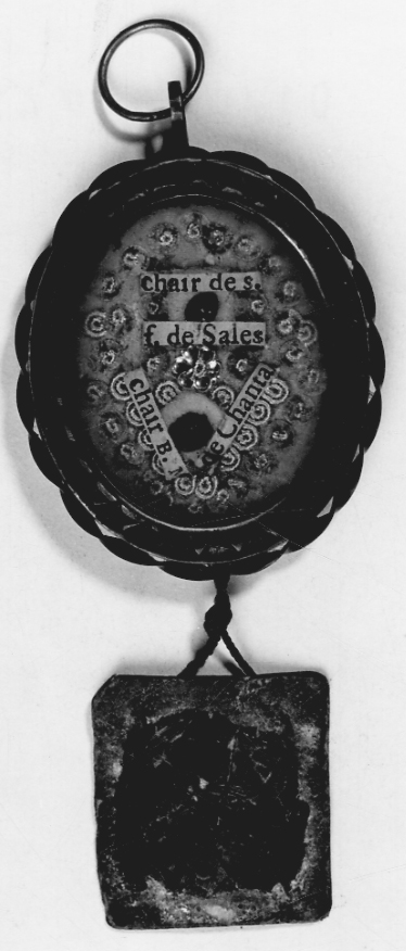 reliquiario a capsula - a medaglione, opera isolata - bottega piemontese (terzo quarto sec. XVIII)