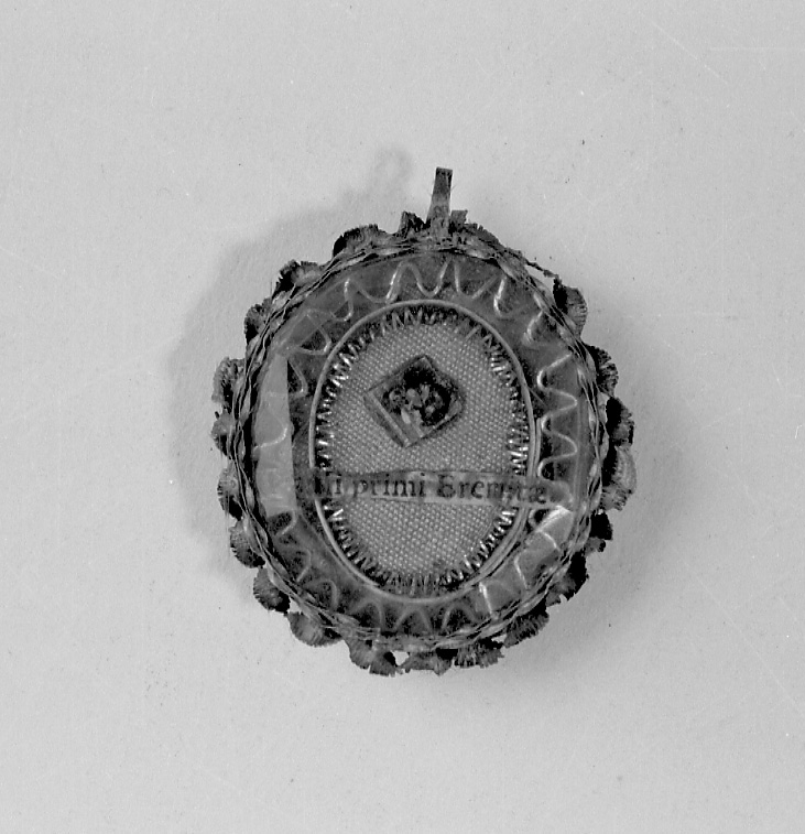 reliquiario a capsula - a medaglione, opera isolata - bottega astigiana (metà sec. XIX)