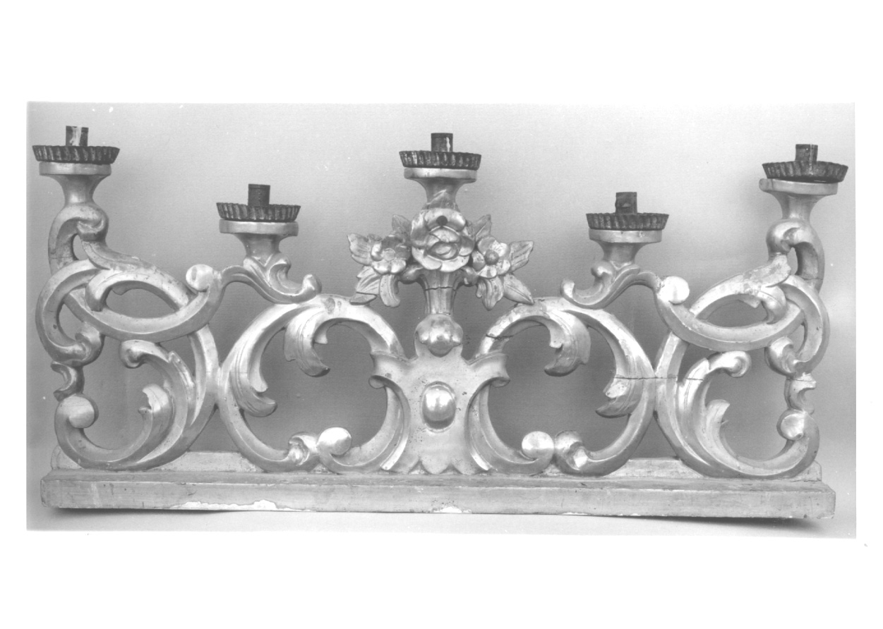 candelabro, coppia - bottega piemontese (ultimo quarto sec. XVIII)