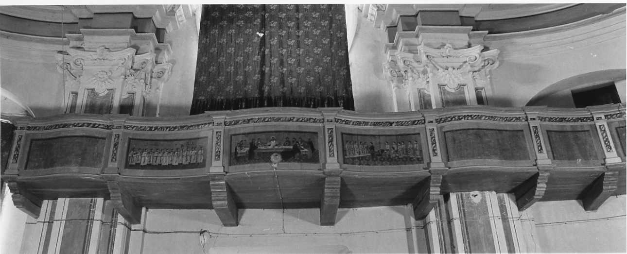 ultima cena (dipinto, elemento d'insieme) - ambito astigiano (metà sec. XIX)