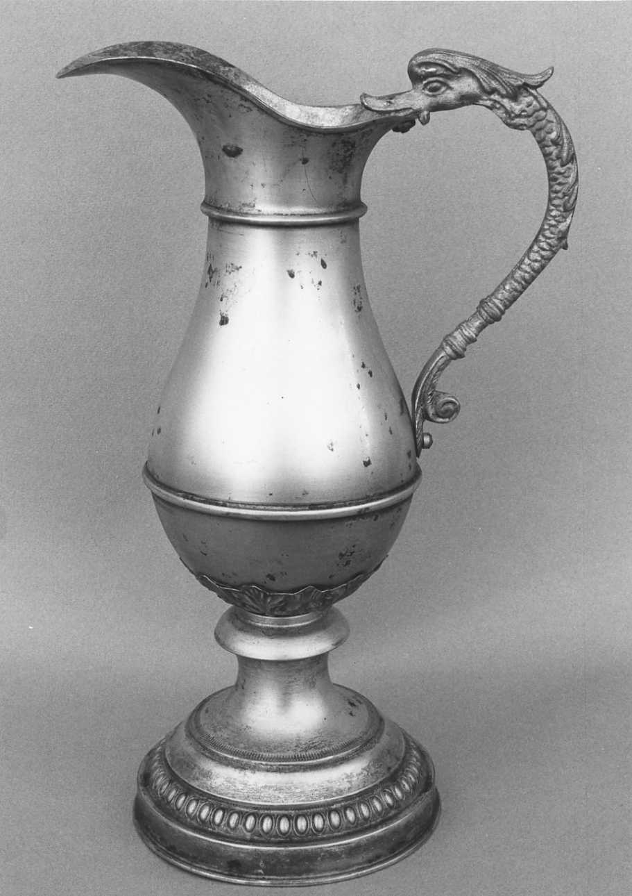 acquamanile, opera isolata di Bertarelli Fratelli Ditta (fine/inizio secc. XIX/ XX)