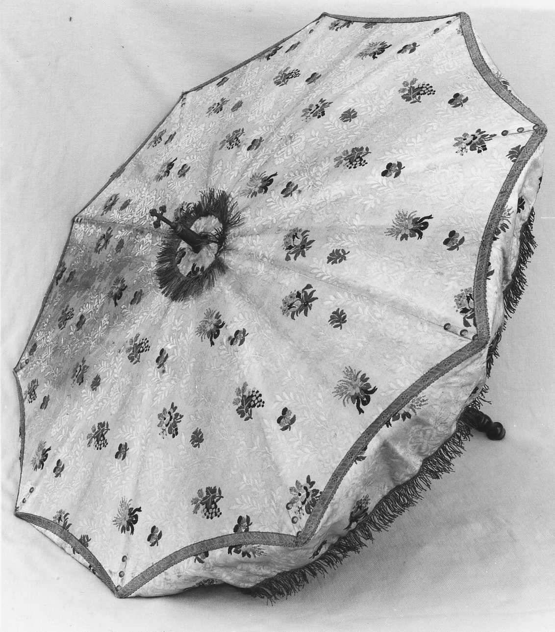 ombrellino processionale, opera isolata di Bertarelli Fratelli Ditta (fine/inizio secc. XIX/ XX)