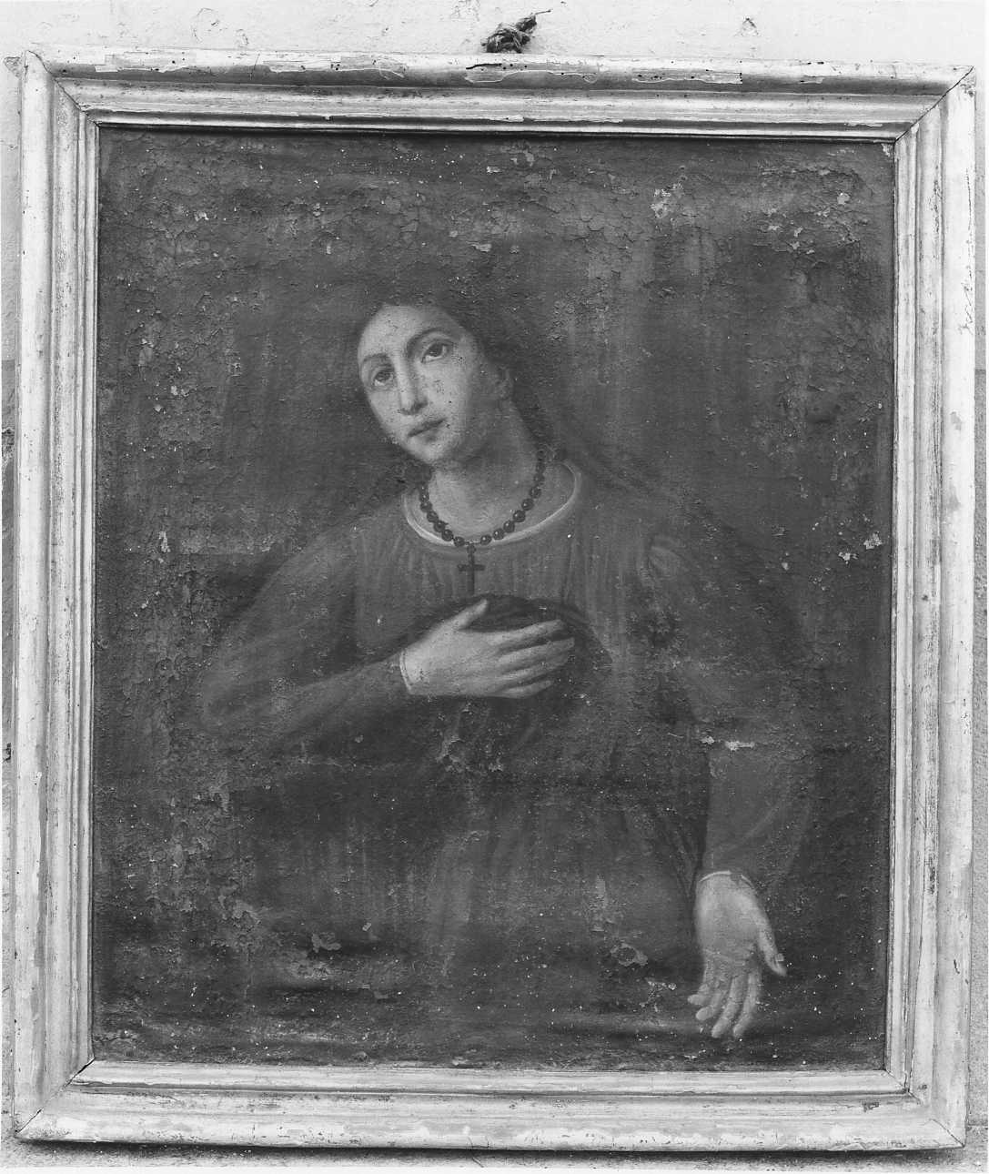 Santa (dipinto, opera isolata) - ambito piemontese (sec. XVIII, sec. XIX)