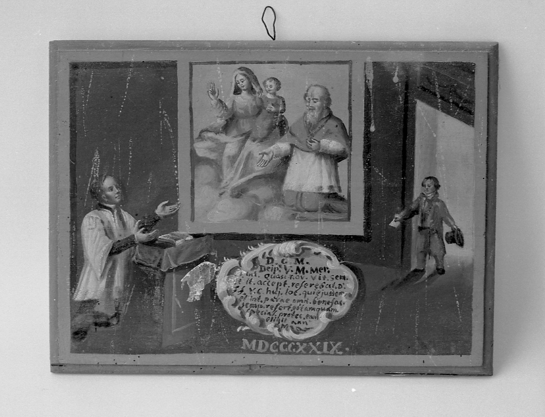 Intervento della Madonna (ex voto, opera isolata) - ambito piemontese (secondo quarto sec. XIX)