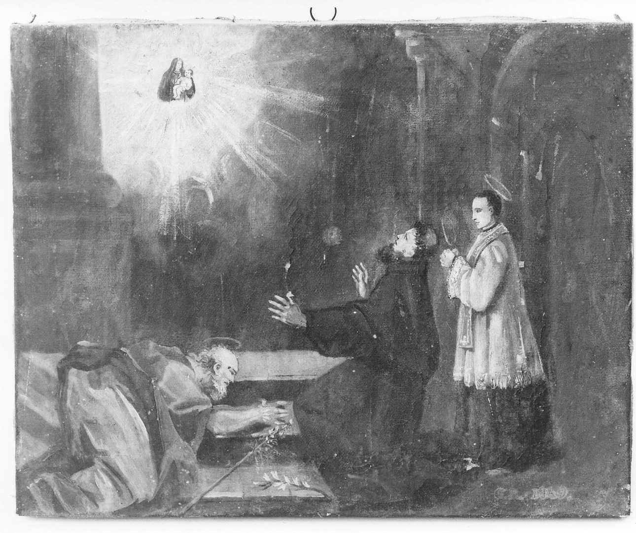 Madonna con Bambino e Santi (ex voto, opera isolata) - ambito piemontese (metà sec. XIX)