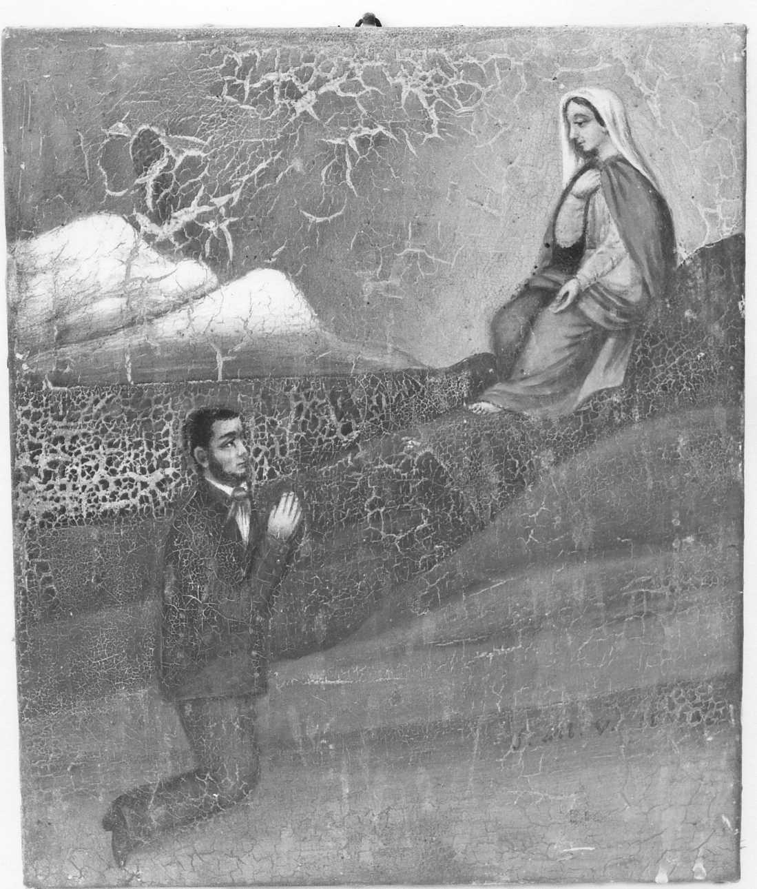 Intervento della Madonna (ex voto, opera isolata) - ambito piemontese (metà sec. XIX)