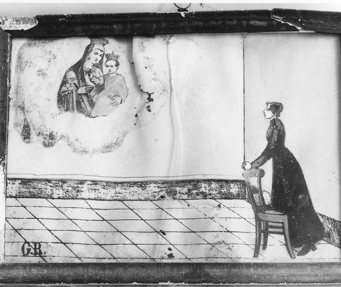 Intervento della Madonna (ex voto, opera isolata) - ambito piemontese (primo quarto sec. XX)