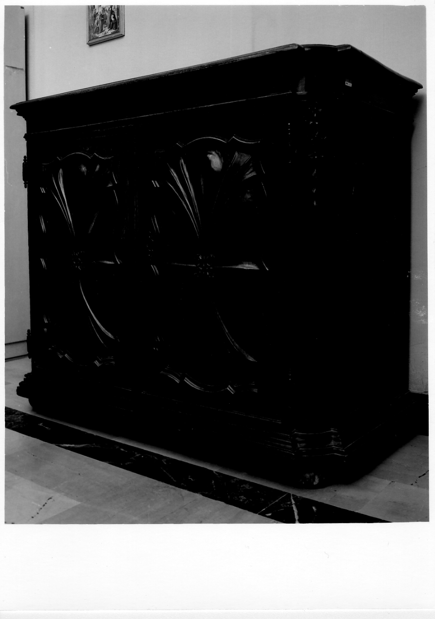 credenza, opera isolata - ambito astigiano (seconda metà sec. XVIII)