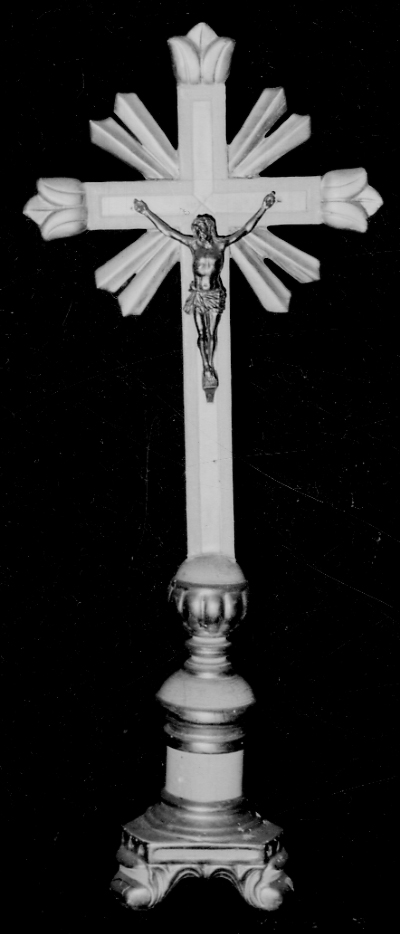 Cristo crocifisso (croce d'altare, opera isolata) - bottega biellese (prima metà sec. XIX)