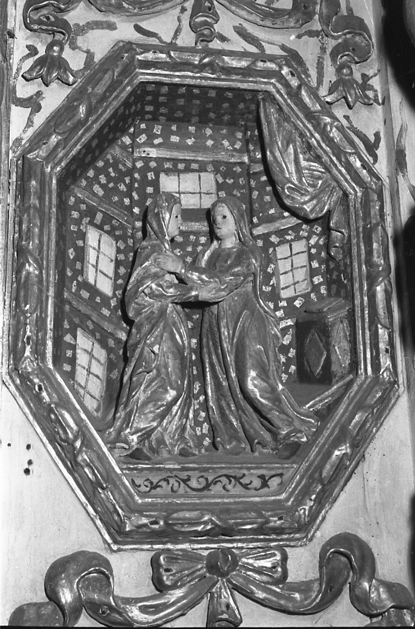 visitazione (rilievo) di Serpentiere Giovanni Battista (fine sec. XVII)