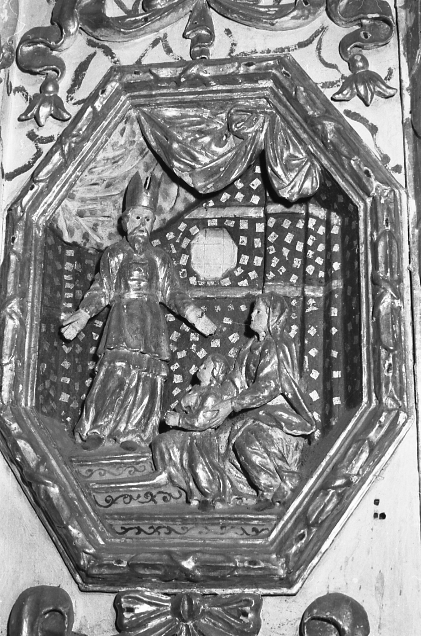 presentazione di Maria Vergine al tempio (rilievo) di Serpentiere Giovanni Battista (fine sec. XVII)