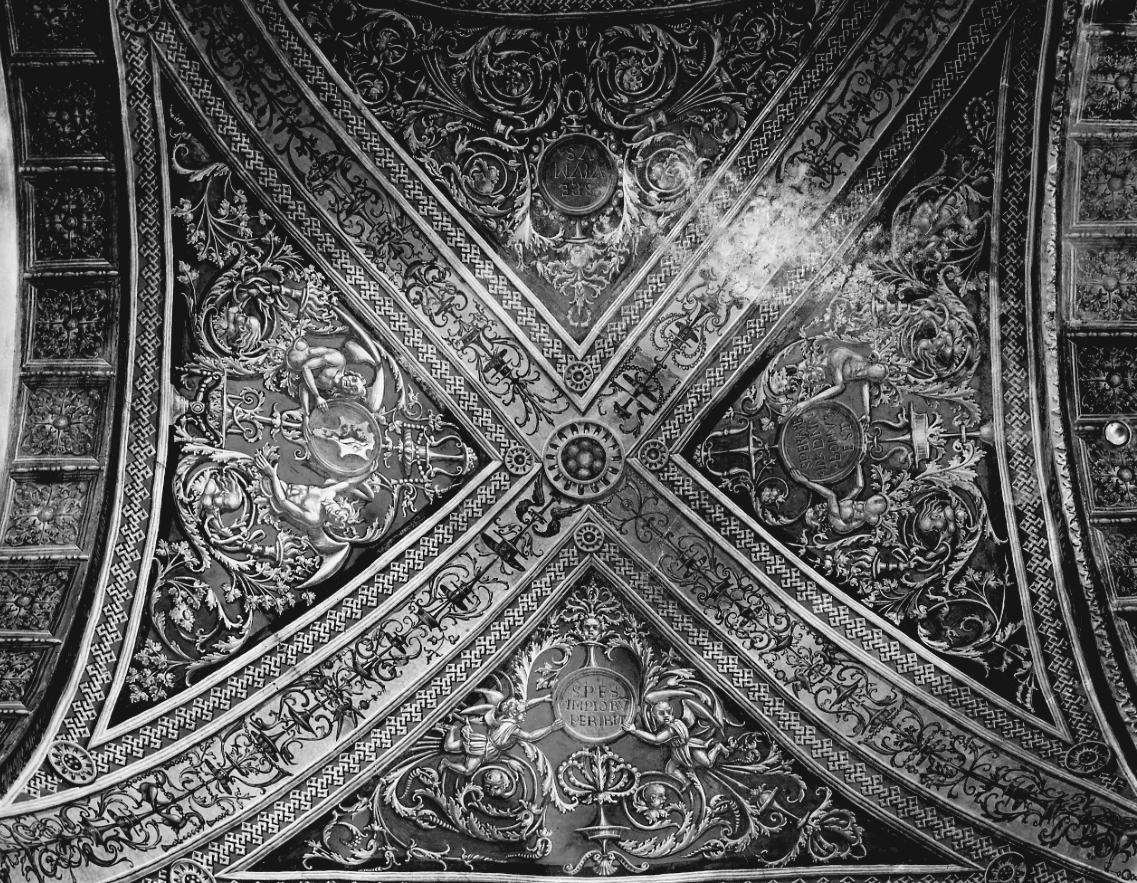 decorazione pittorica, complesso decorativo - ambito piemontese (metà sec. XVI)