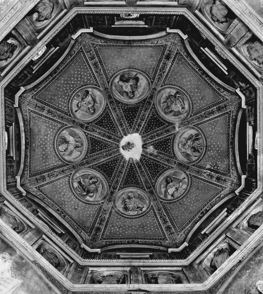decorazione pittorica, insieme di Morgari Rodolfo (attribuito) (terzo quarto sec. XIX)