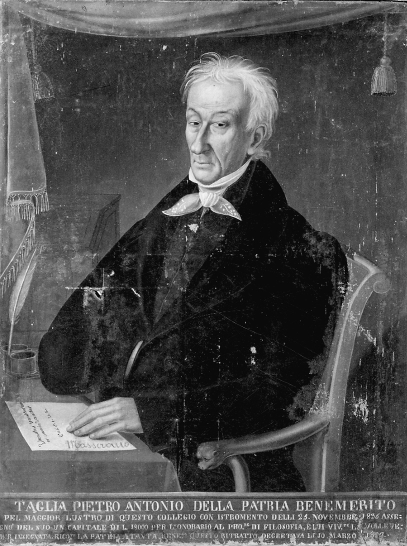 ritratto di Pietro Antonio Taglia (dipinto, opera isolata) - ambito biellese (secondo quarto sec. XIX)