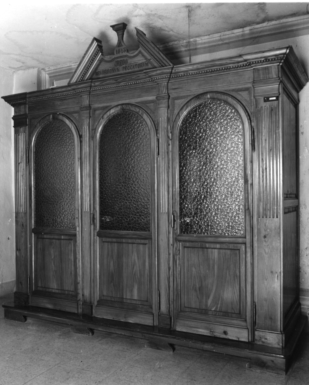 confessionale, opera isolata - bottega piemontese (primo quarto sec. XX)