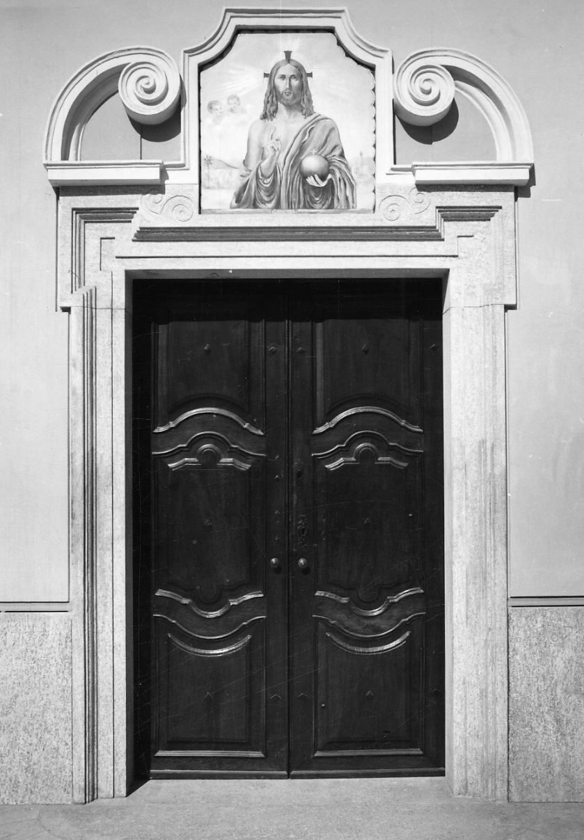 portone, opera isolata - bottega piemontese (prima metà sec. XVIII)