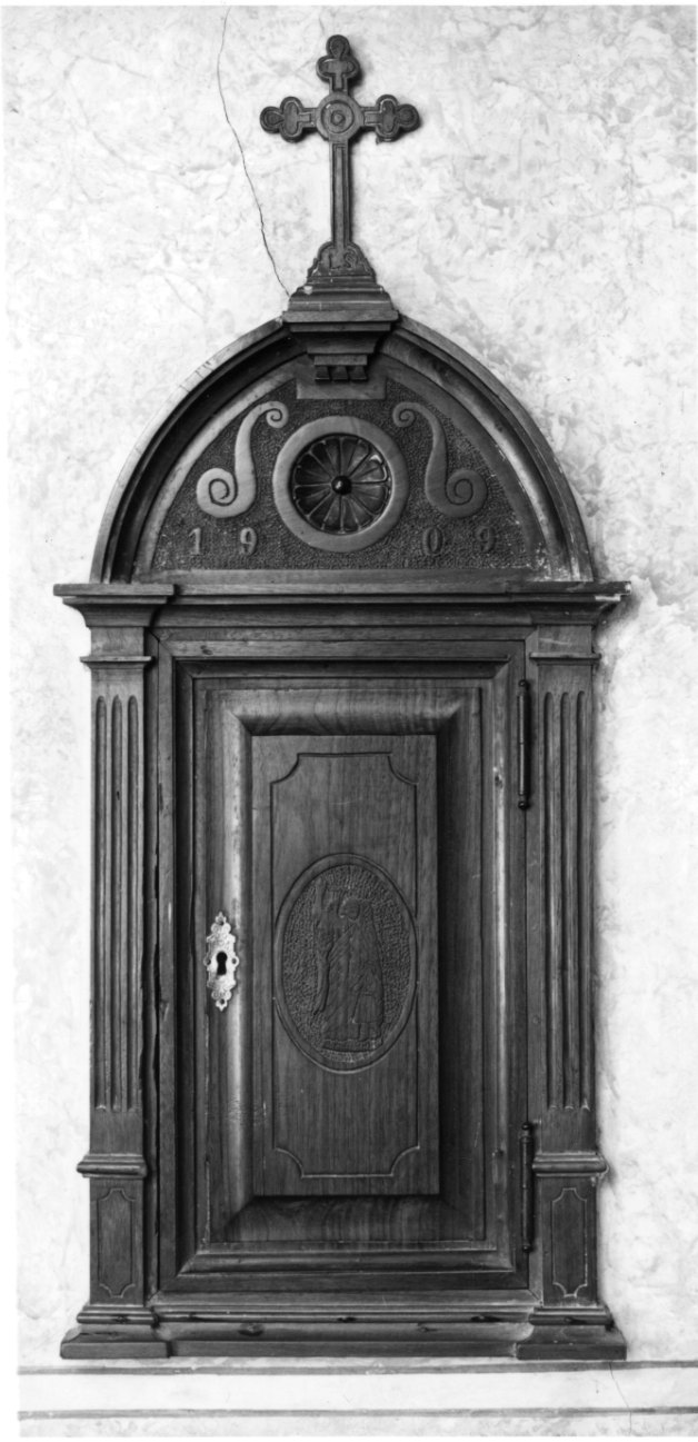 armadietto per oli santi, opera isolata - bottega piemontese (sec. XX)
