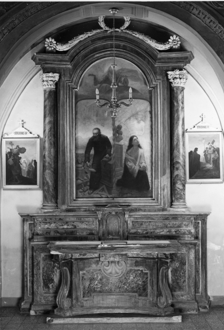 altare, opera isolata - bottega piemontese (secondo quarto sec. XIX)