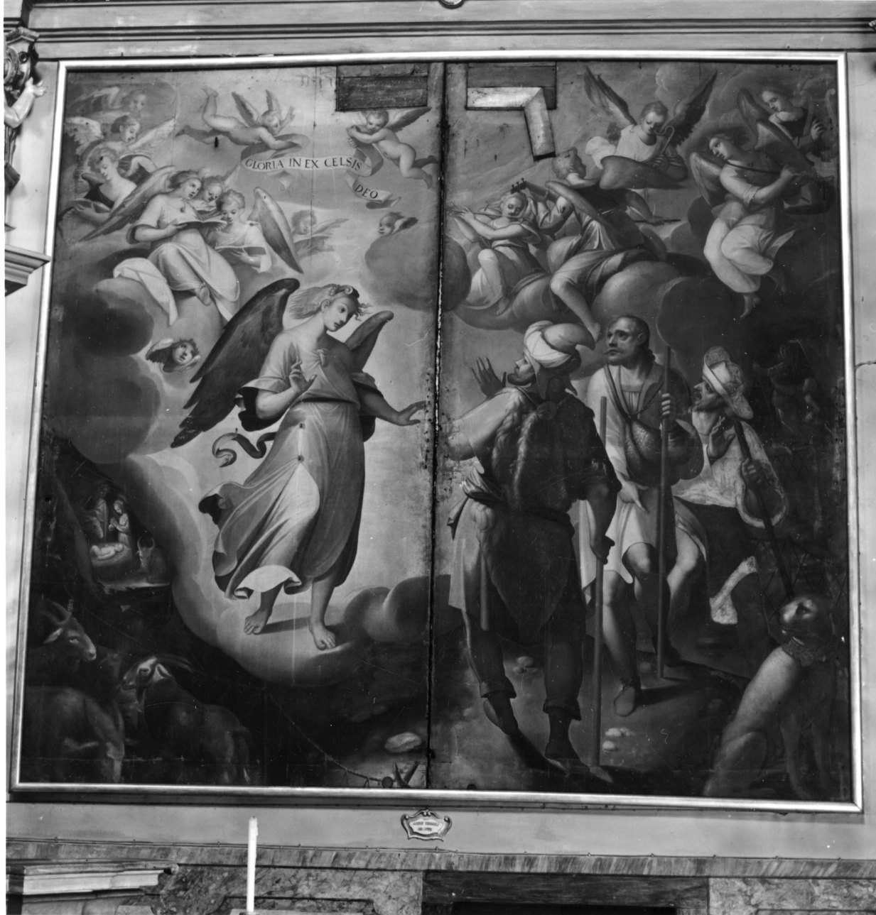 annuncio ai pastori (dipinto, opera isolata) di Zuccaro Mario (sec. XVII)