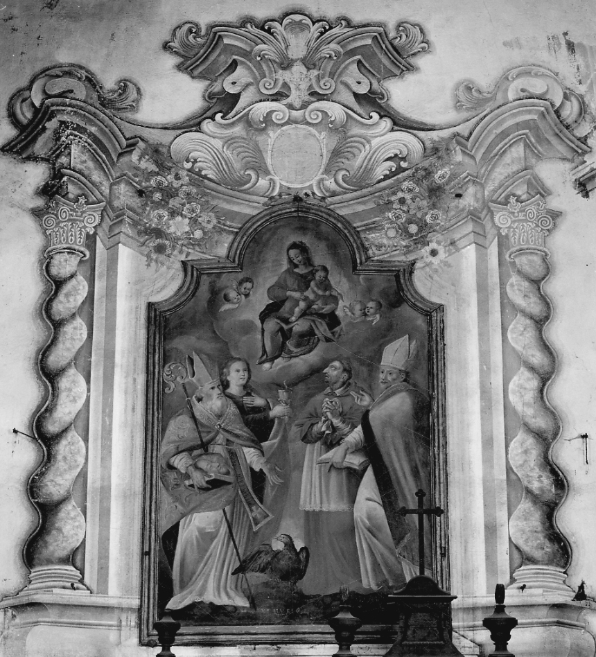 architettura illusionistica (dipinto, opera isolata) - ambito piemontese (inizio sec. XVIII)