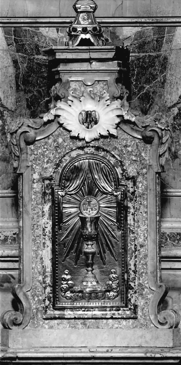 sportello di tabernacolo, opera isolata - bottega piemontese (seconda metà sec. XVIII)