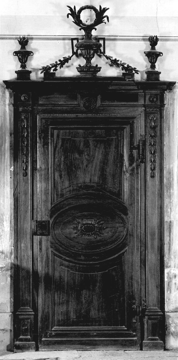 porta, coppia - bottega piemontese (primo quarto sec. XIX)