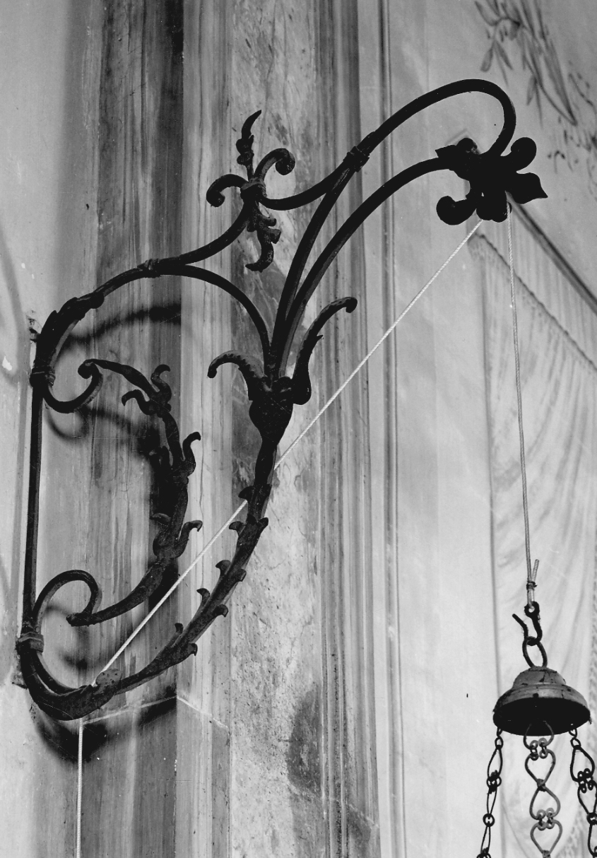 reggilampada a bracci, coppia - bottega piemontese (sec. XVIII)