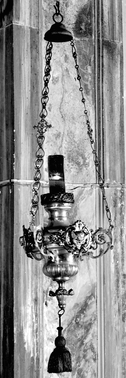 lampada del SS. Sacramento, coppia - bottega piemontese (fine/inizio secc. XIX/ XX)