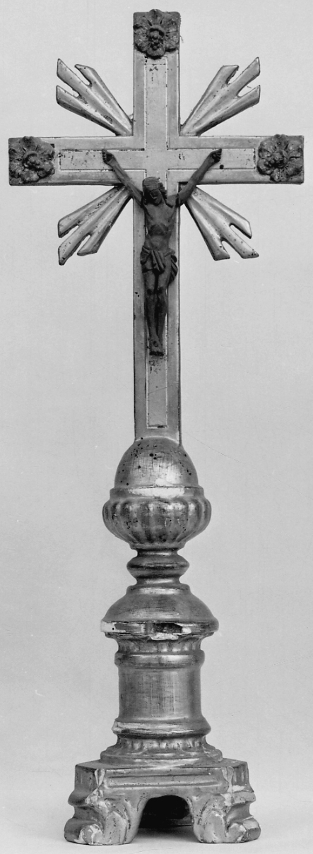 Cristo crocifisso (croce d'altare, opera isolata) - bottega piemontese (sec. XIX)