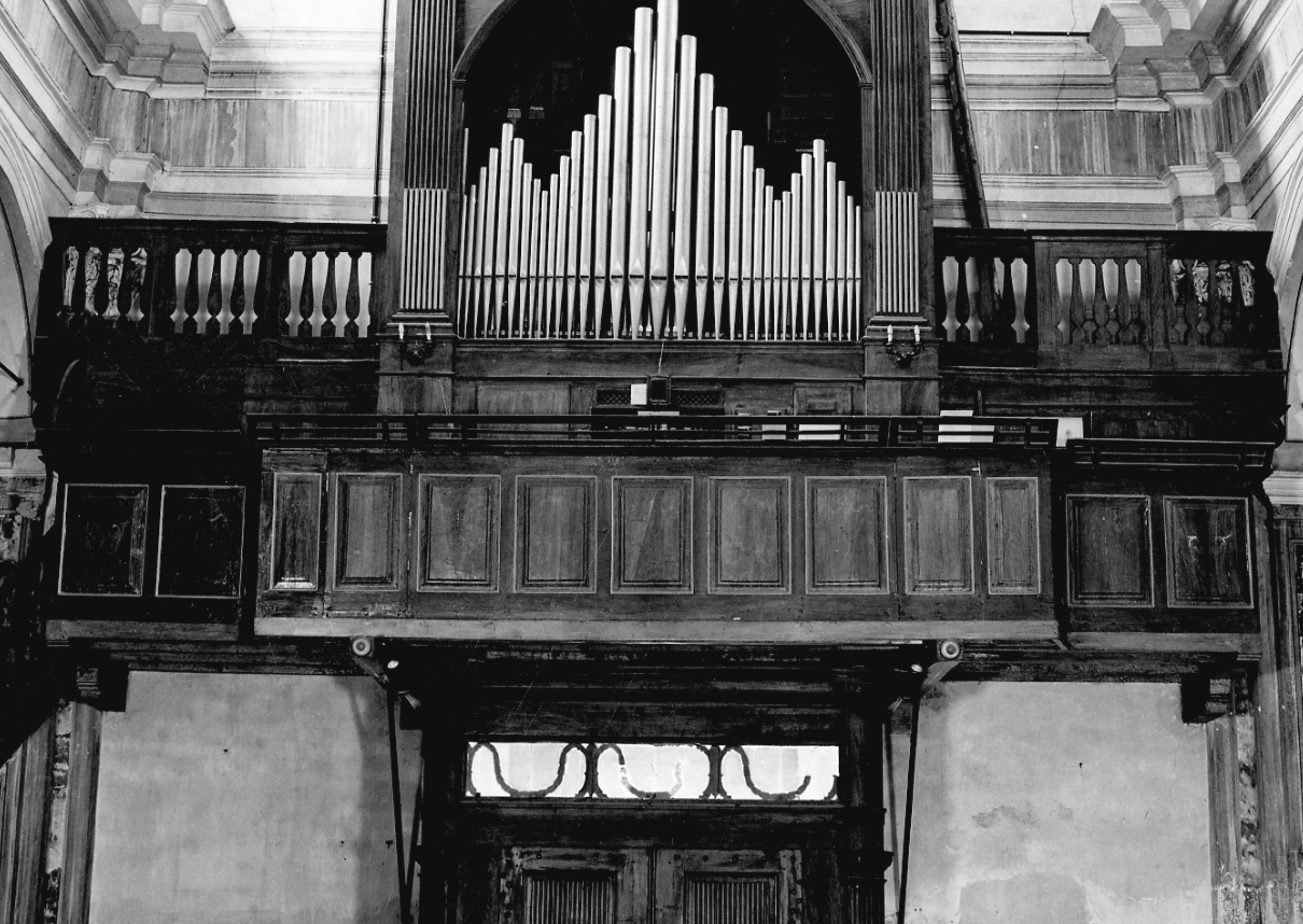 tribuna d'organo, opera isolata di Simonetti Lorenzo (prima metà sec. XIX)