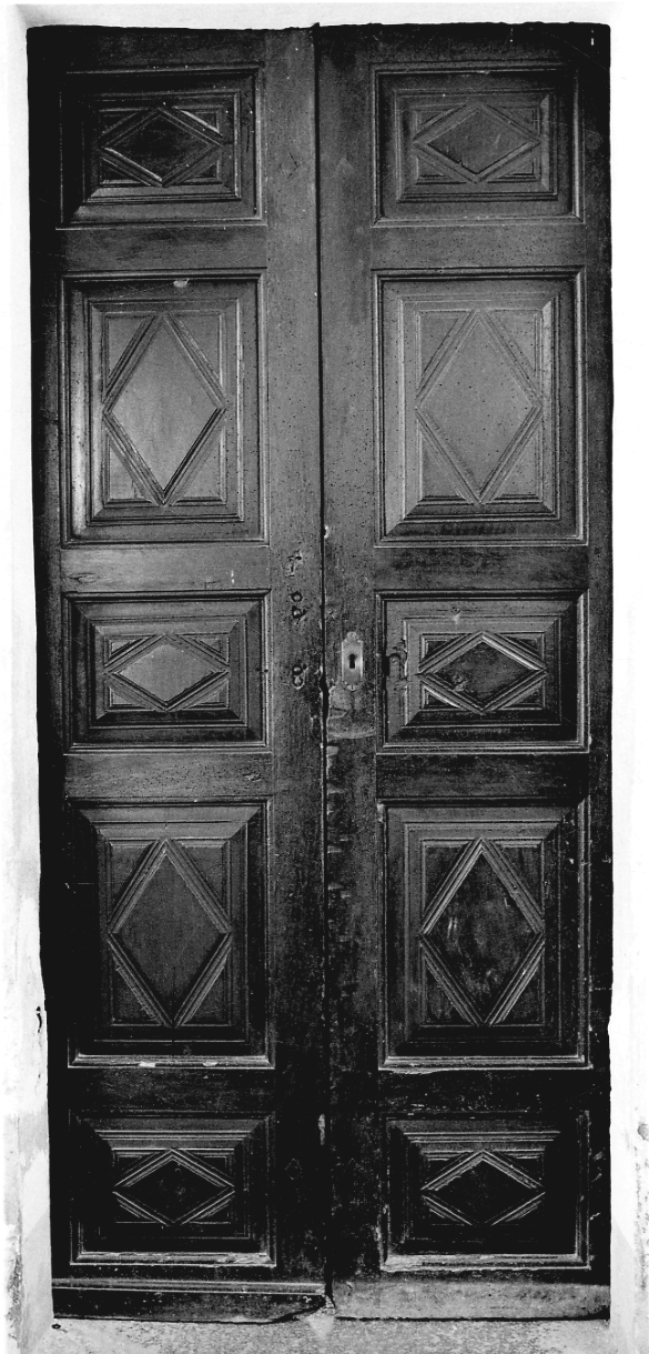 porta, opera isolata - bottega piemontese (sec. XVII)