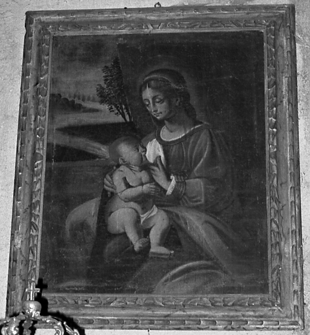 Madonna del Latte (dipinto, opera isolata) - ambito piemontese (sec. XVI)