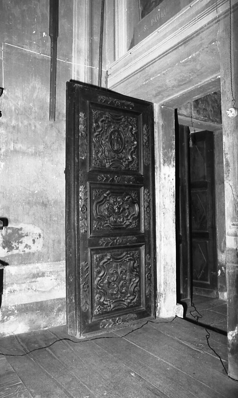 porta, coppia - bottega biellese (metà sec. XVII)