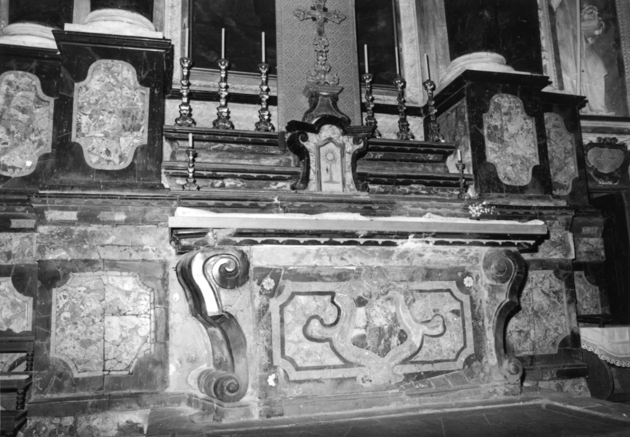 altare maggiore, opera isolata - bottega biellese (sec. XVIII)