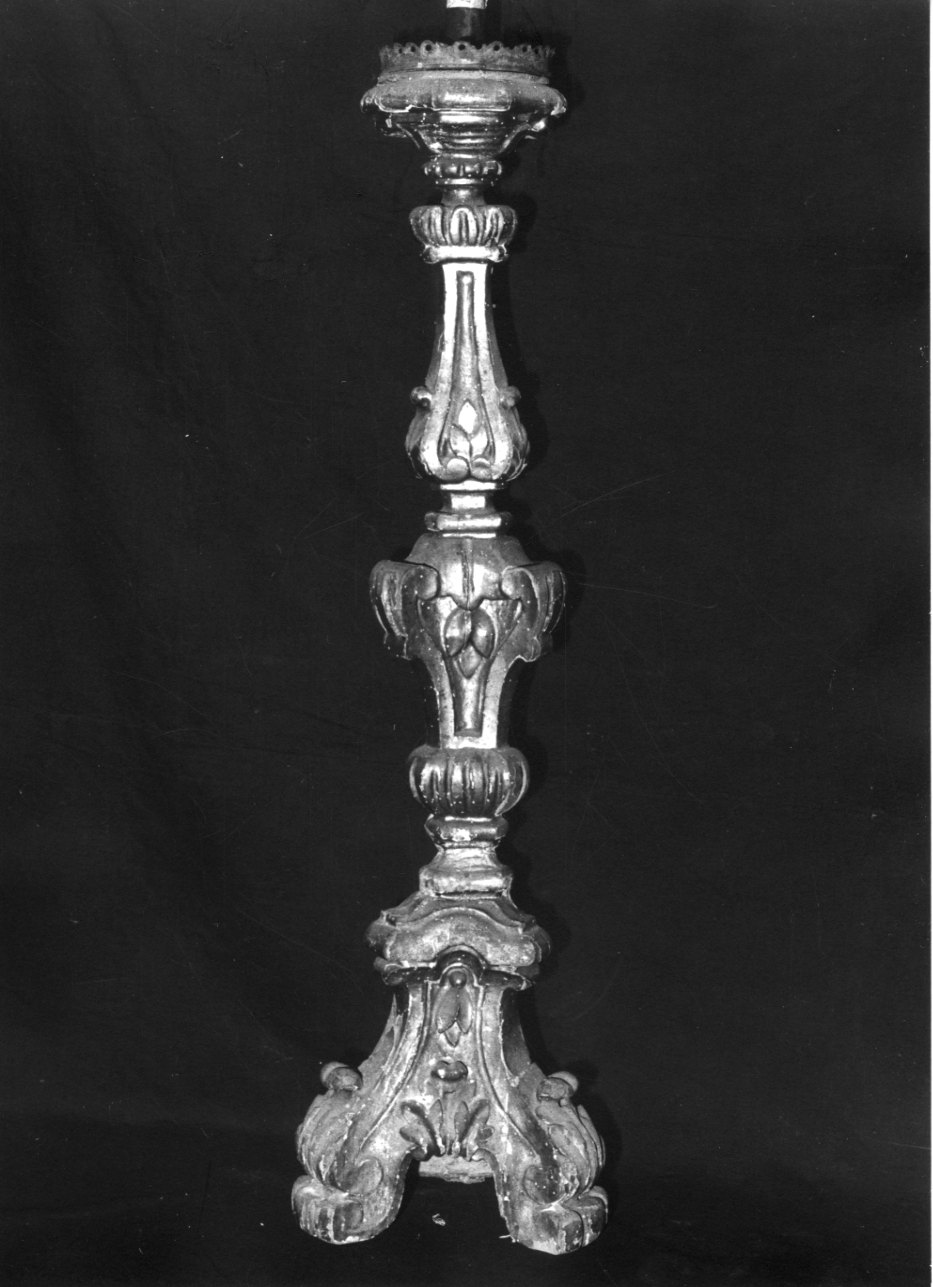candeliere, serie - bottega biellese (prima metà sec. XVIII)