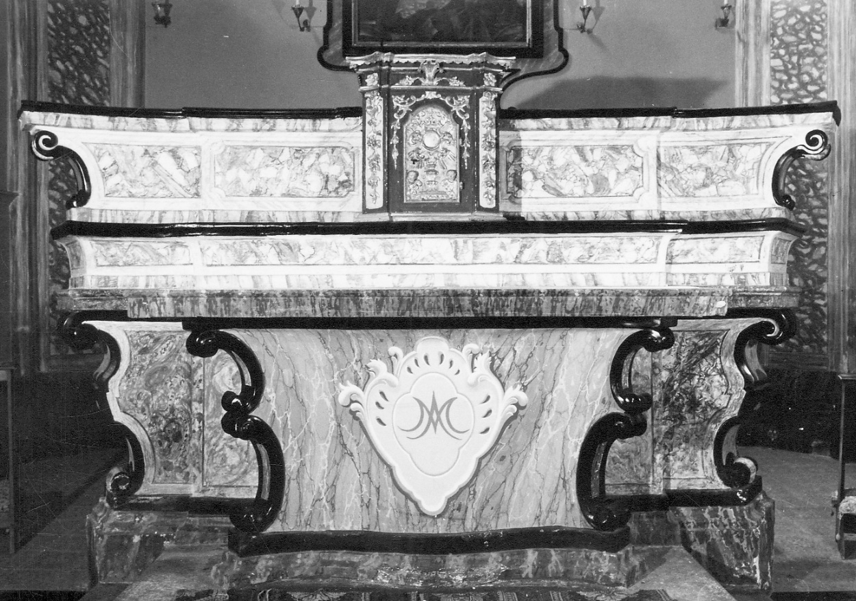 altare maggiore, opera isolata - bottega piemontese (sec. XIX)