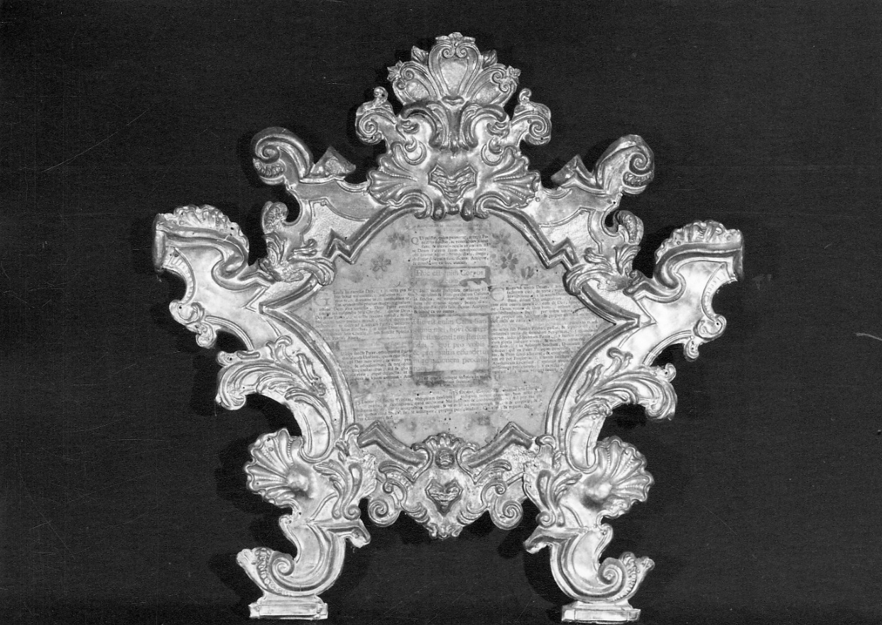 cartagloria, opera isolata - bottega piemontese (sec. XVIII)