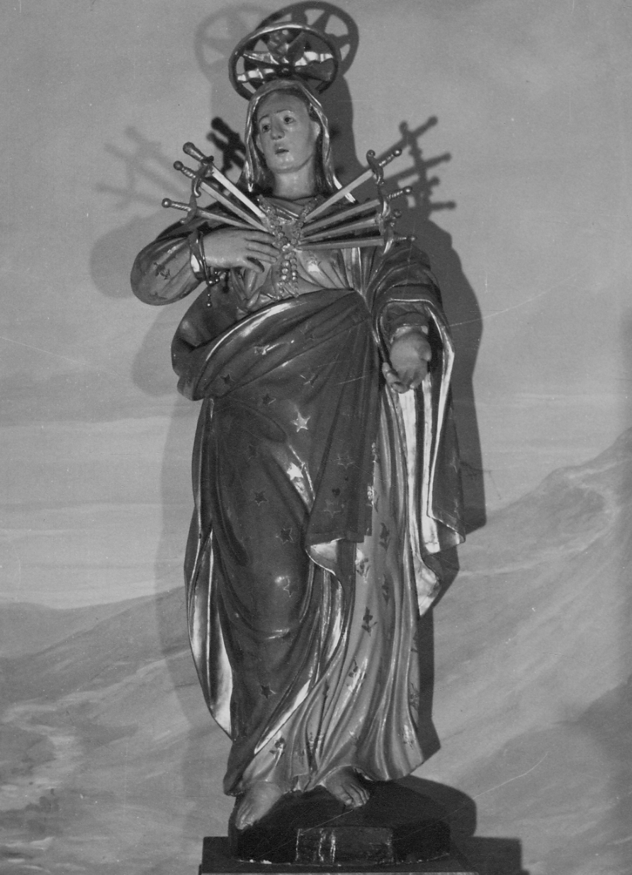 Sette Dolori della Madonna (statua, opera isolata) - bottega piemontese (sec. XVIII)