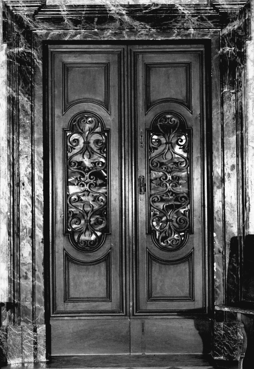 porta - a due battenti, opera isolata - bottega piemontese (secondo quarto sec. XX)