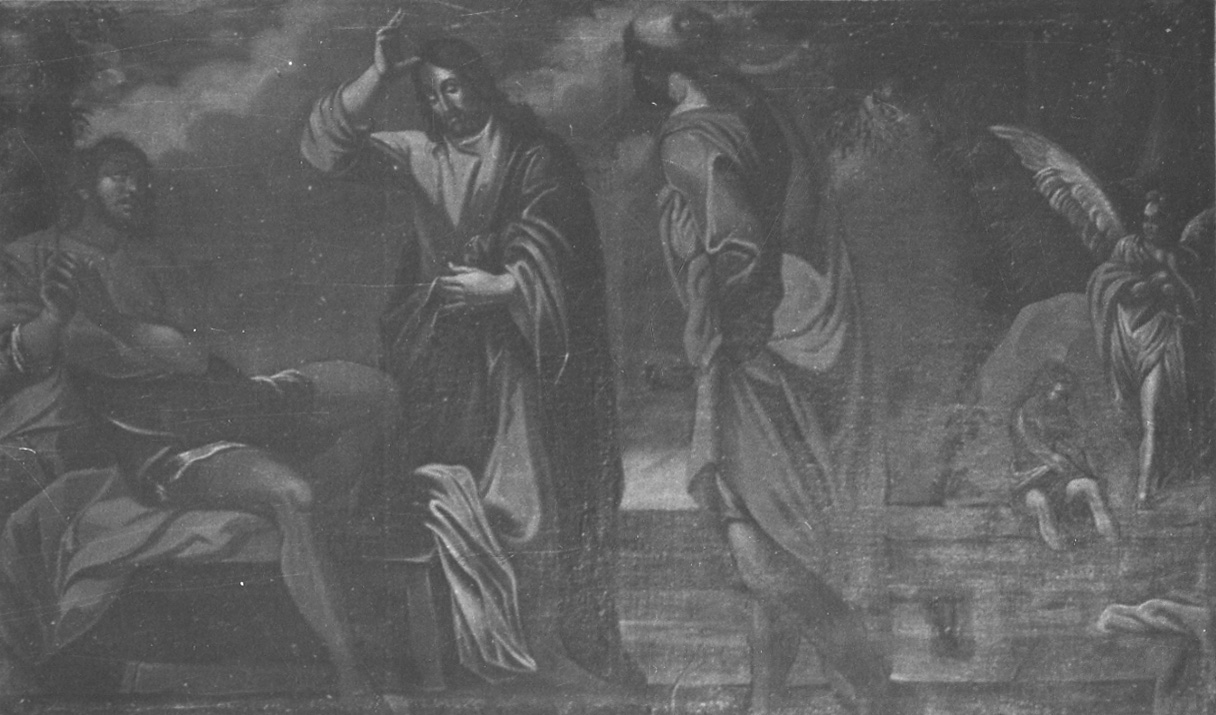 piscina probatica (dipinto, opera isolata) - ambito piemontese (fine/inizio secc. XVII/ XVIII)