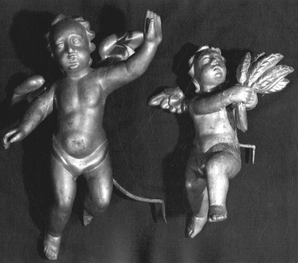 angioletti (statua, serie) - bottega vercellese (seconda metà sec. XVIII)