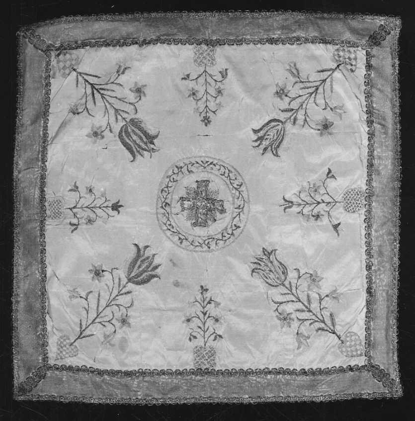 velo di calice, opera isolata - manifattura biellese (fine/inizio secc. XVIII/ XIX)