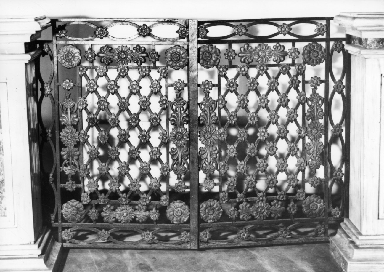 cancellata di balaustrata, opera isolata - bottega biellese (metà sec. XIX)