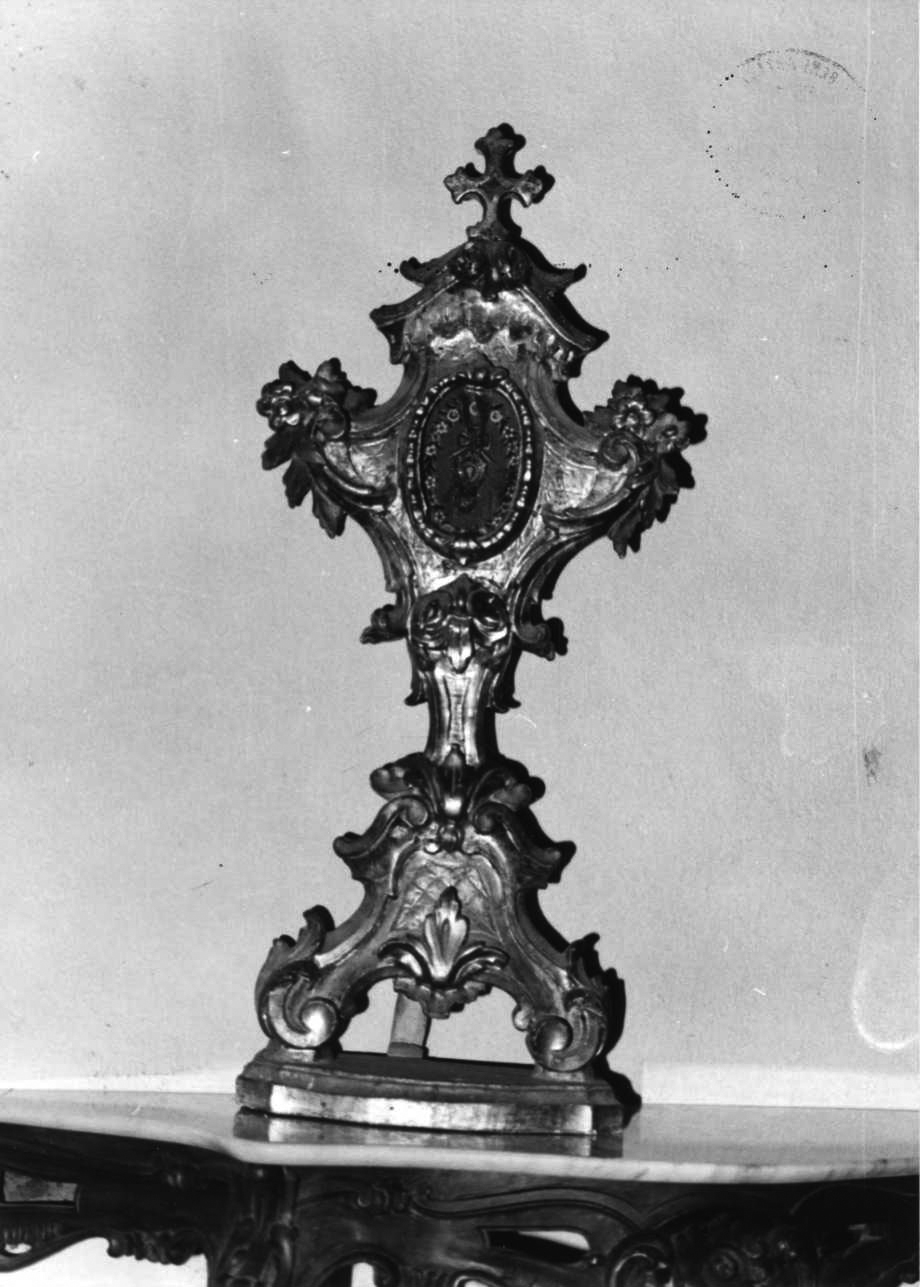 reliquiario, opera isolata - bottega piemontese (sec. XVIII)