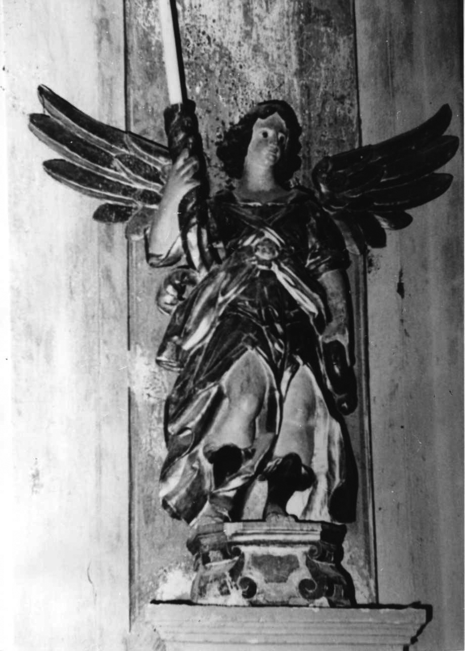 angelo reggitorcia (statua, coppia) - bottega piemontese (sec. XVIII)