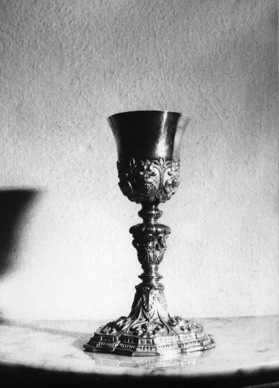 calice, opera isolata - bottega piemontese (inizio sec. XVIII)
