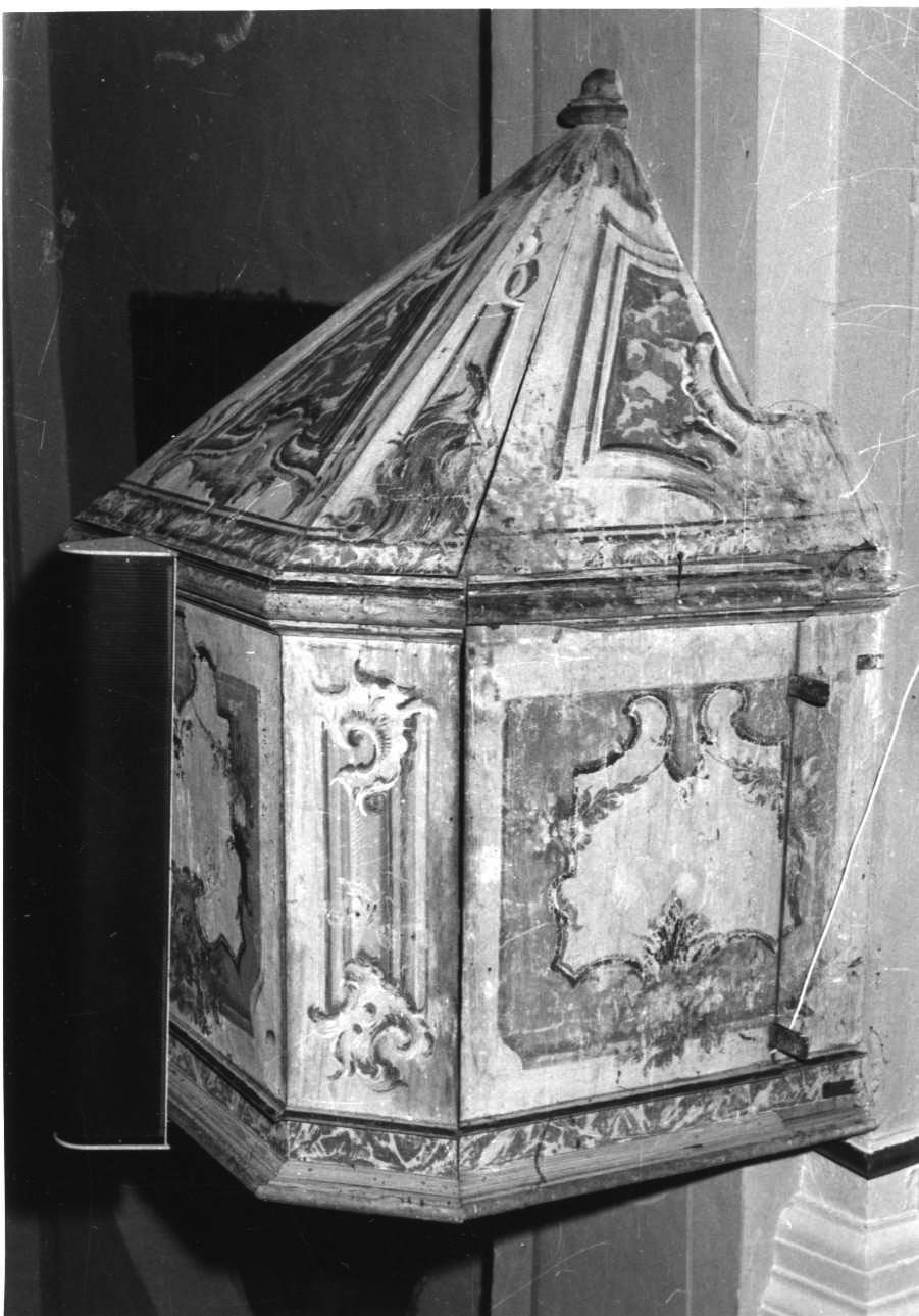 pulpito, opera isolata - bottega biellese (seconda metà sec. XVIII)