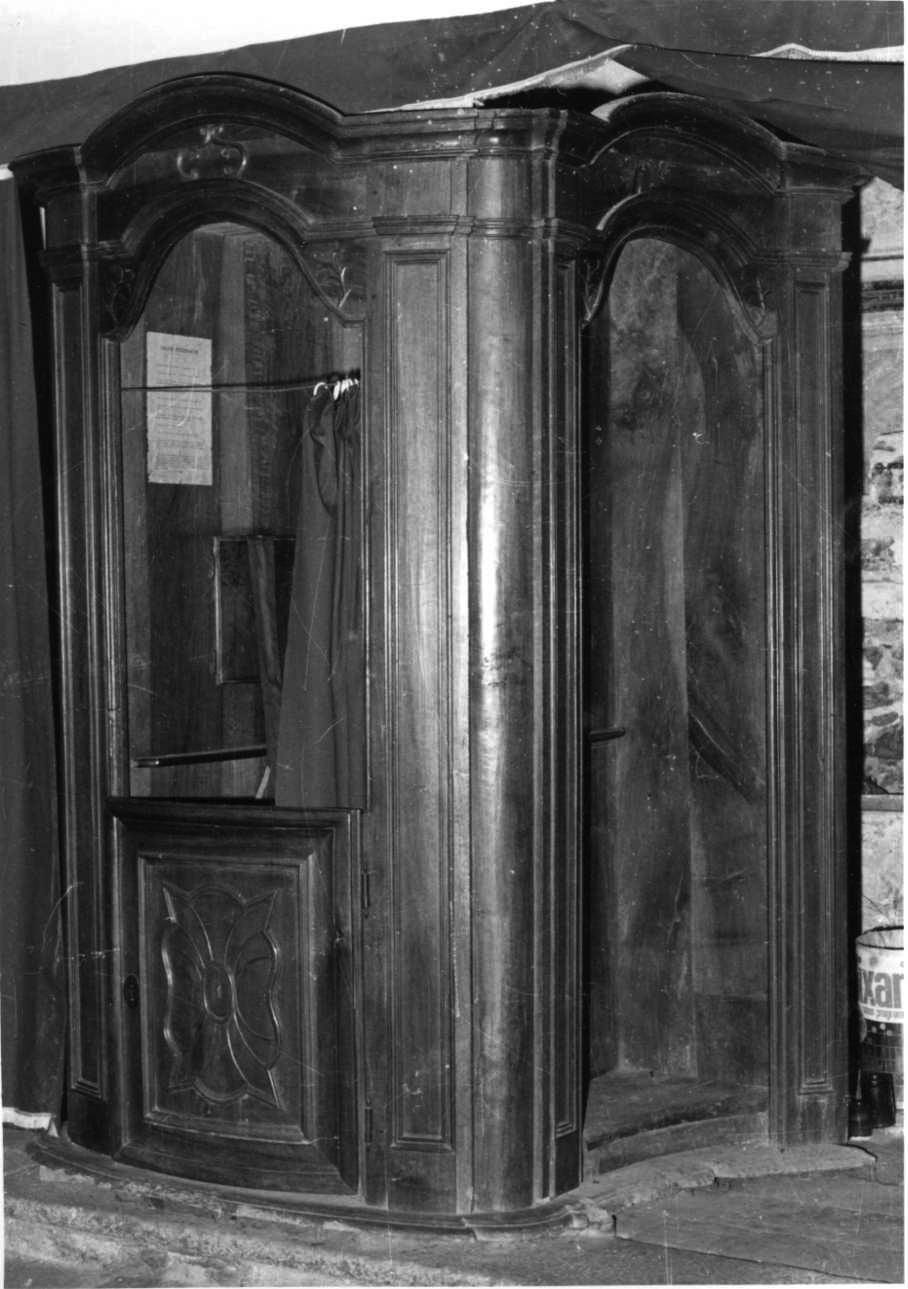 confessionale, coppia - bottega biellese (sec. XVIII)
