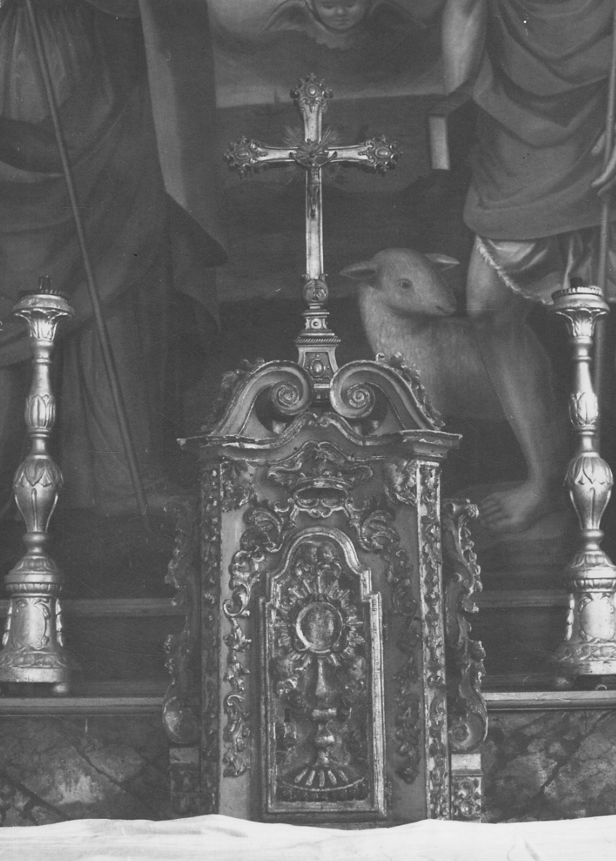 tabernacolo, opera isolata - bottega piemontese (sec. XVIII)